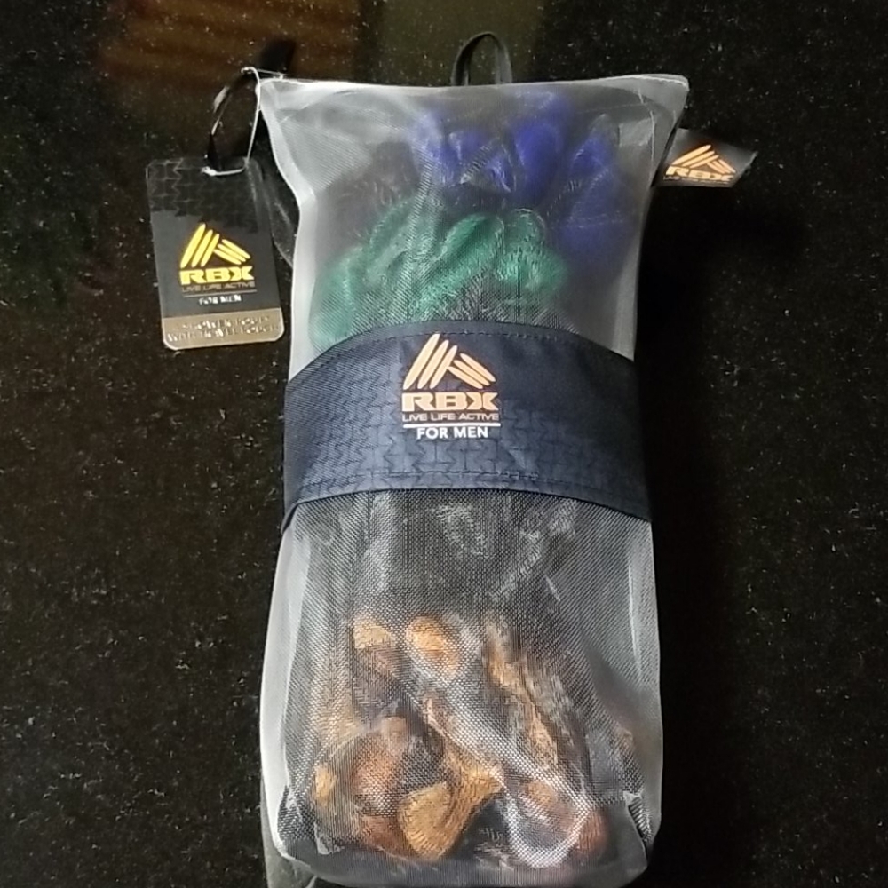 RBX Men Shower Poufs